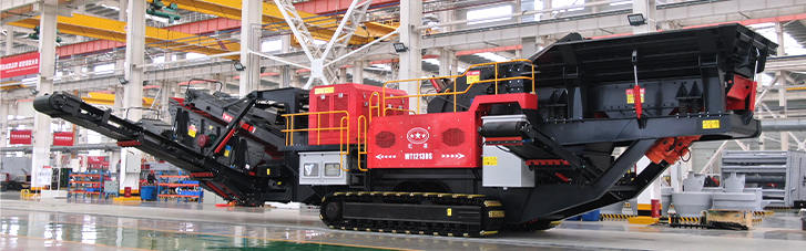 轮胎式移动破碎站