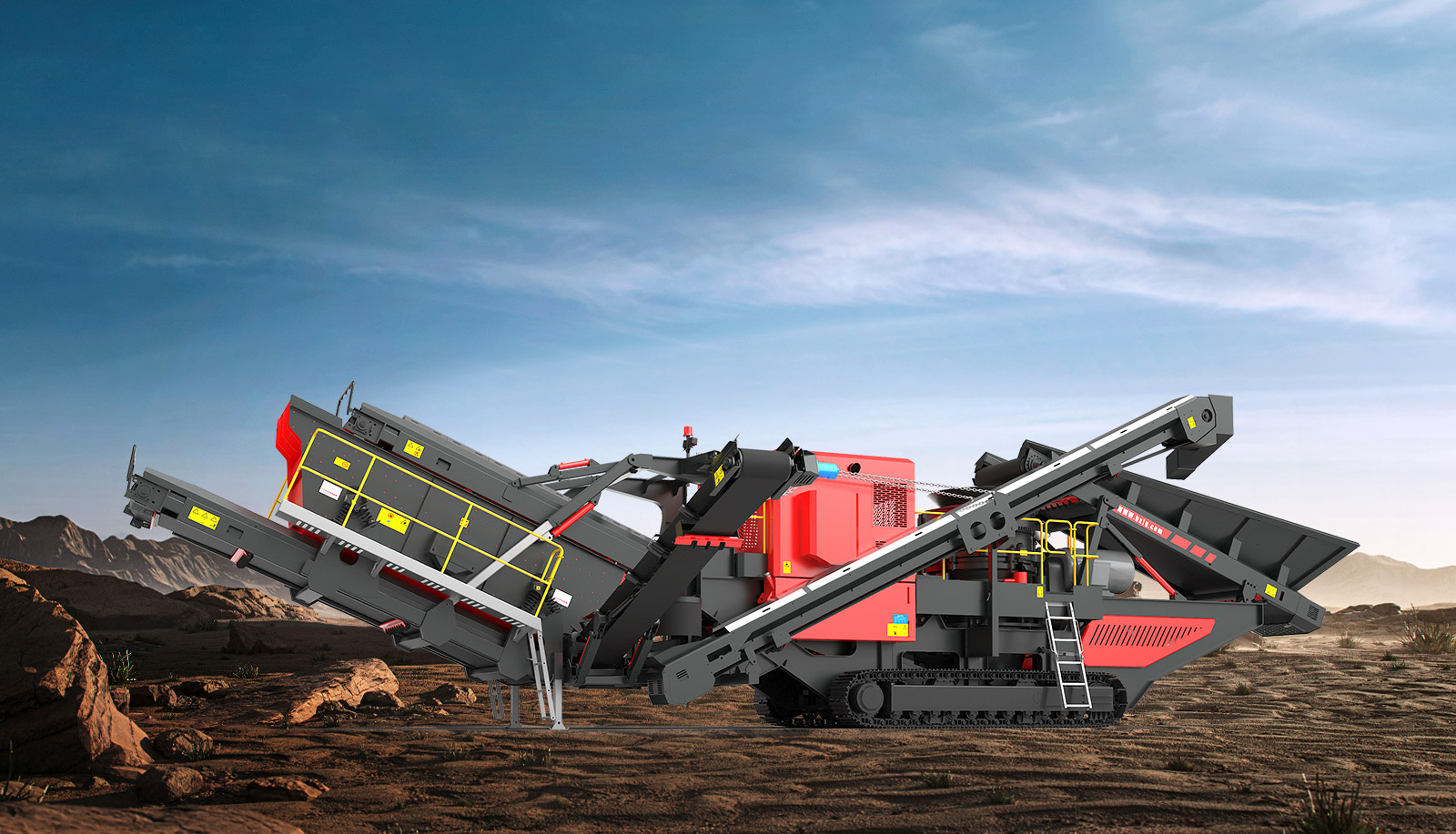 Wotetrack型履带式移动破碎筛分站