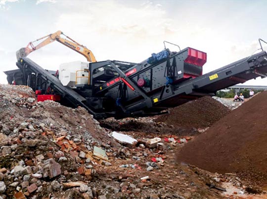 如何实现建筑垃圾循环利用？星辉移动破碎站助力再生能源高效生产