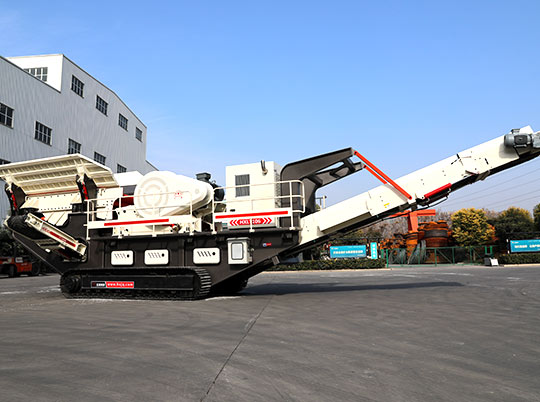 寻找建筑垃圾的伯乐——星辉履带式移动破碎站