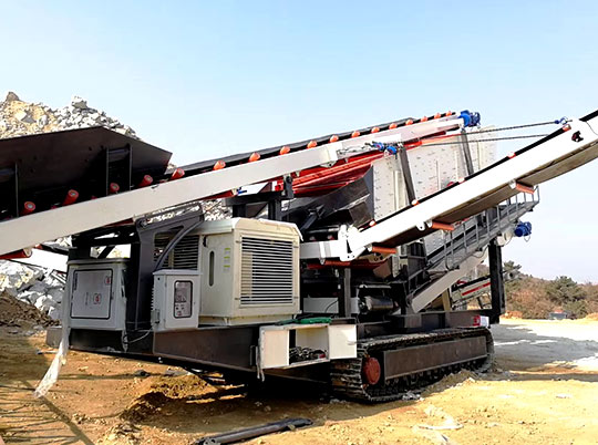 建筑垃圾的伯乐——星辉履带式移动破碎站