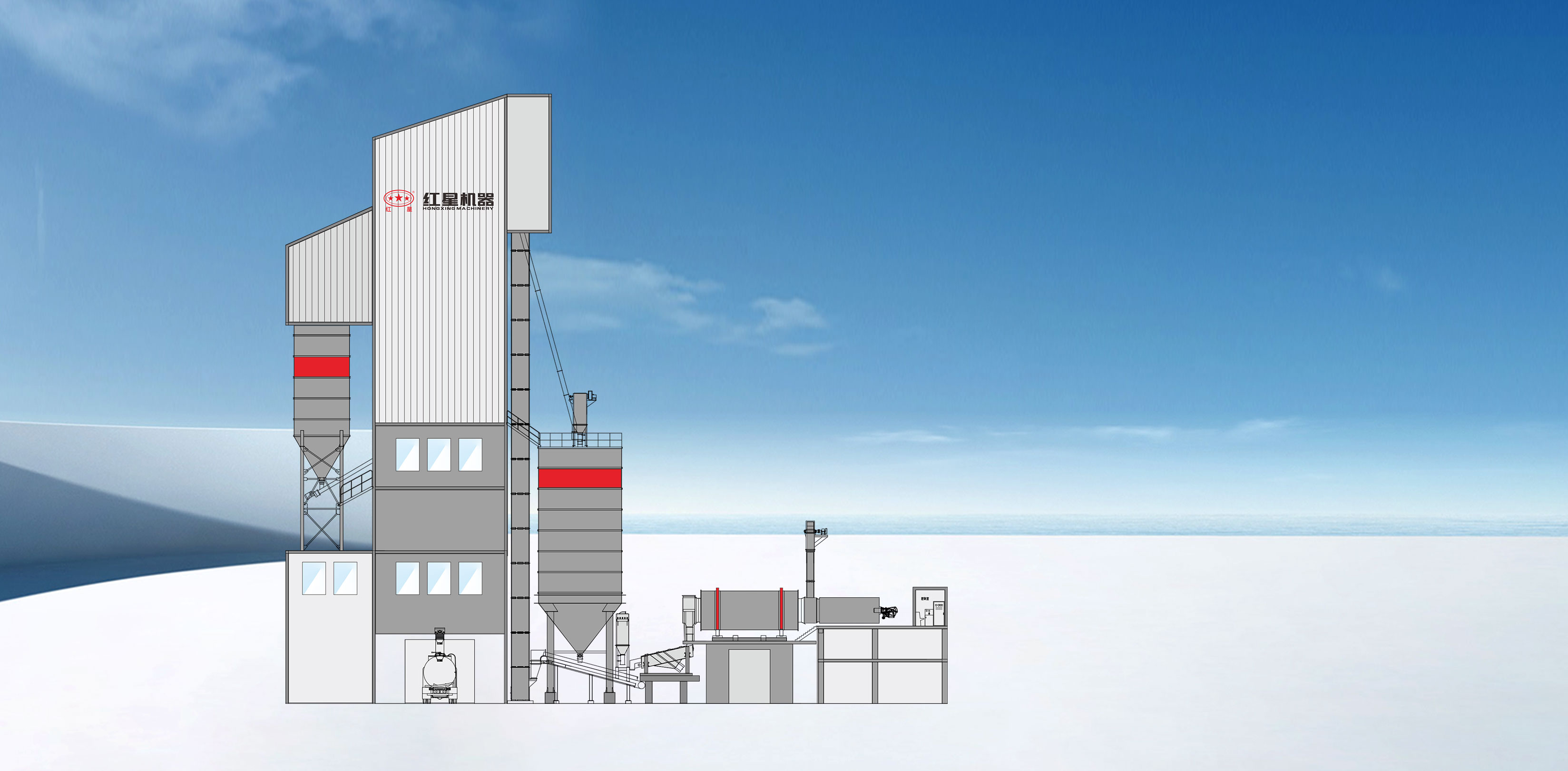 G7塔楼式干混砂浆搅拌设备