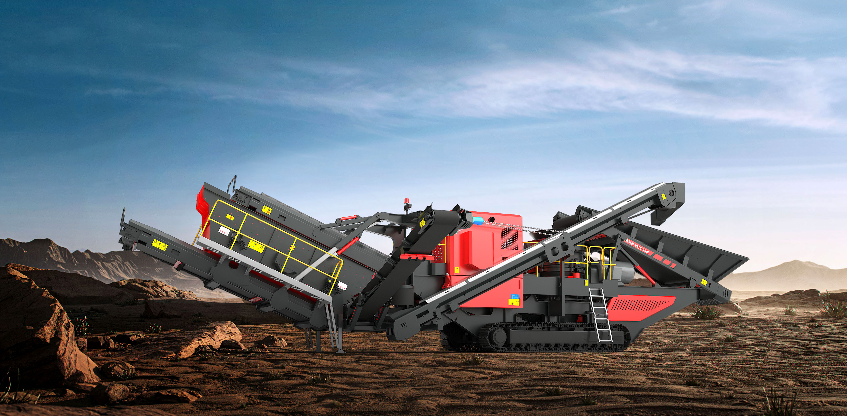 Wotetrack履带式移动破碎筛分站